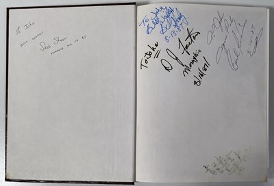 Lot 269 - ELVIS PRESLEY - MUTLI SIGNED SEAN SHAVER BOOK.