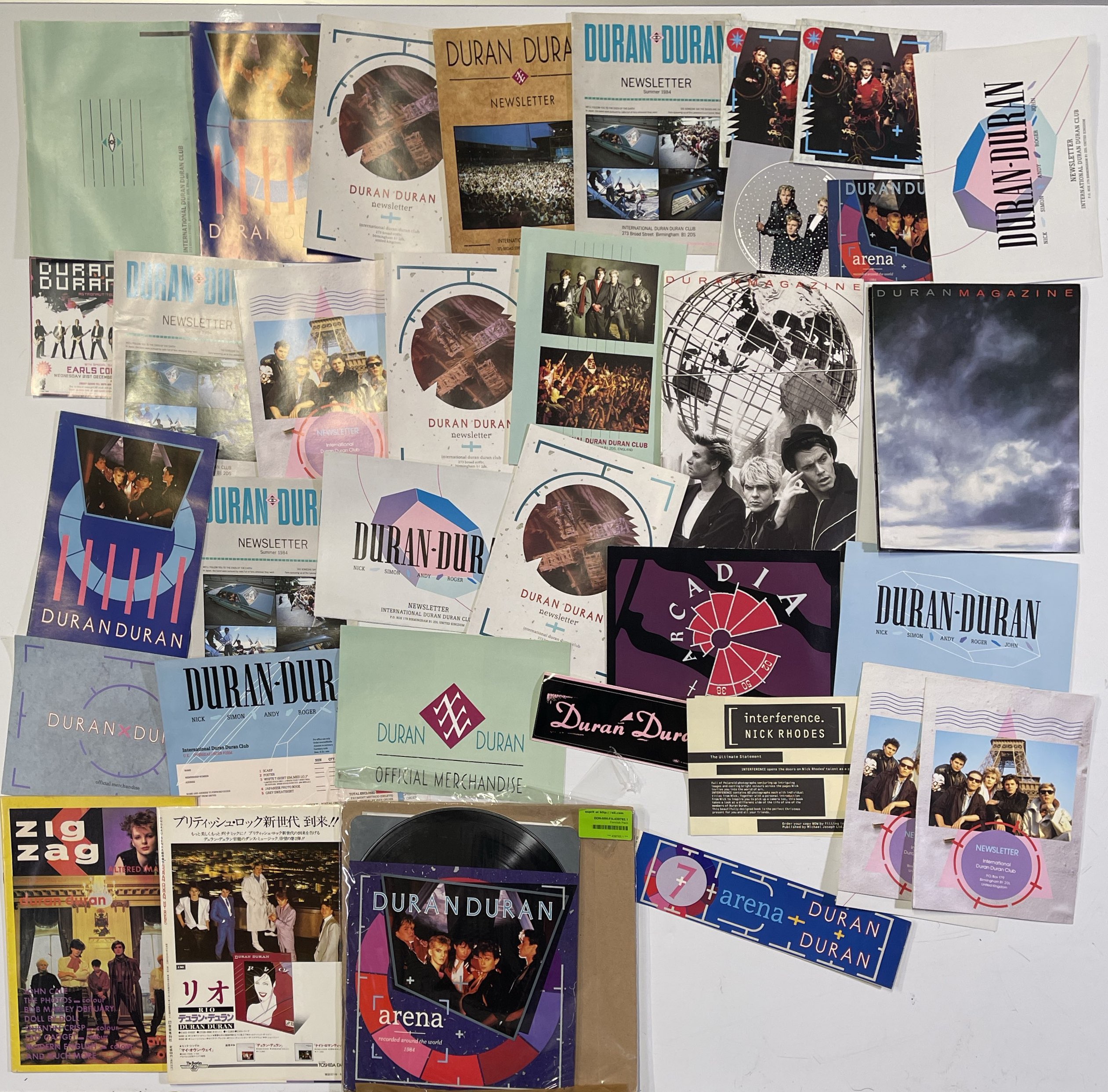 DURAN DURAN デュラン・デュラン 1984年 ライヴ ファンクラブ Duran Duran In Japan デュラン・デュラン・イン・ジャパン