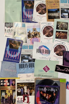 Lot 415 - DURAN DURAN - FAN CLUB MEMORABILIA.