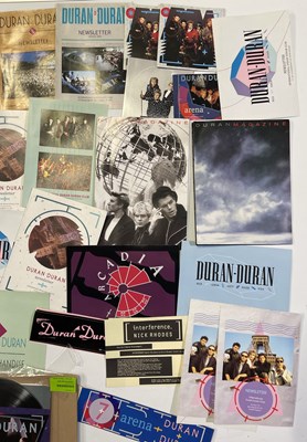 Lot 415 - DURAN DURAN - FAN CLUB MEMORABILIA.