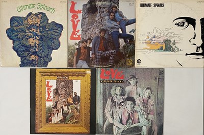 Lot 952 - ULTIMATE SPINACH/ LOVE - PSYCH LP RARITIES PACK