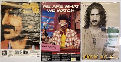 Lot 183 - FRANK ZAPPA POSTERS.