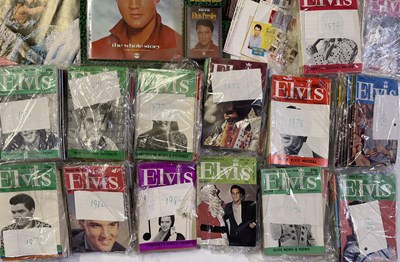 Lot 278 - ELVIS PRESLEY - LARGE COLLECTION OF FAN CLUB MAGAZINES INC FROM 1963 ONWARD.