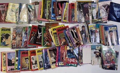 Lot 278 - ELVIS PRESLEY - LARGE COLLECTION OF FAN CLUB MAGAZINES INC FROM 1963 ONWARD.