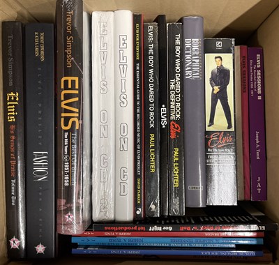 Lot 280 - ELVIS PRESLEY - COLLECTABLE BOOKS INC SOME BY JOSEPH TUNZI.