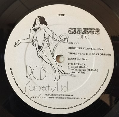 Lot 1 - CIRKUS ONE LP (ORIGINAL UK PRESSING WITH POSTER - PEGASUS RCB 1)