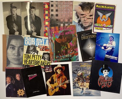 Lot 77 - CONCERT PROGRAMME COLLECTION INC PAUL MCCARTNEY / WINGS / NEIL YOUNG / BEACH BOYS.
