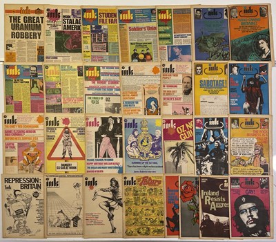 Lot 59 - 1970S COUNTER CULTURE MAGAZINE - COMPLETE RUN OF 'INK'.