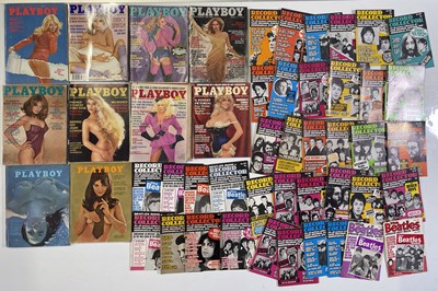 Lot 63 - MAGAZINES INC COLLECTION OF PLAYBOY WITH MUSIC INTERVIEWS.