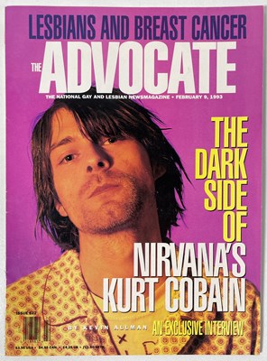 Lot 64 - NIRVANA INTEREST - RARE COPY OF THE ADVOCATE WITH KURT COBAIN INTERVIEW (1993)