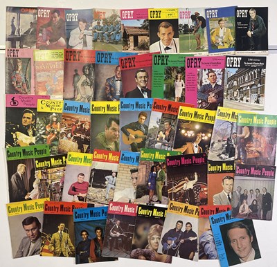 Lot 65 - LARGE COLLECTION OF COUNTRY MAGAZINES INC COMPLETE RUN OF 'OPRY'.