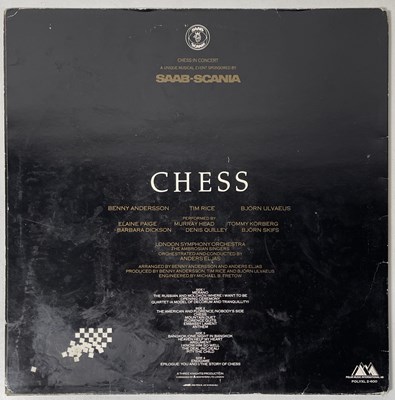 Lot 244 - ABBA - CHESS LP SIGNED BY BENNY / BJORN / TIM RICE.