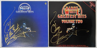 Lot 246 - BARRY WHITE - TWO SIGNED LPS.