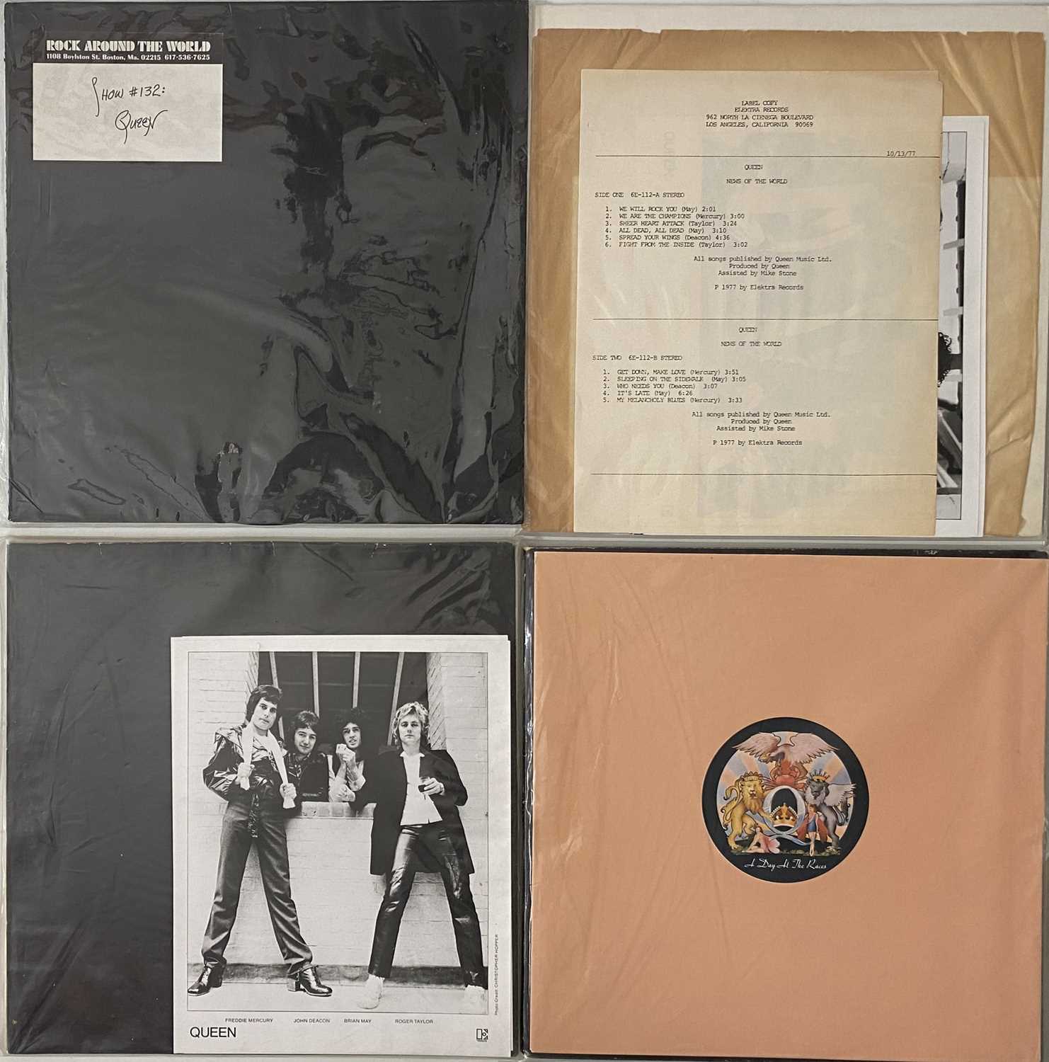 Lot 82 - QUEEN - US PRESSINGS - PROMO LPs
