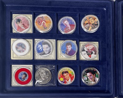 Lot 282 - ELVIS PRESLEY - COLLECTABLE SILVER COINS/DOLLARS.