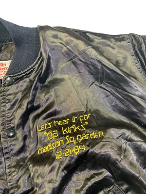 Lot 266 - THE KINKS - ORIGINAL 1984 MADISON SQUARE GARDEN JACKET.