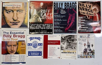 Lot 185 - BILLY BRAGG - POSTER COLLECTION INC ONE SIGNED.