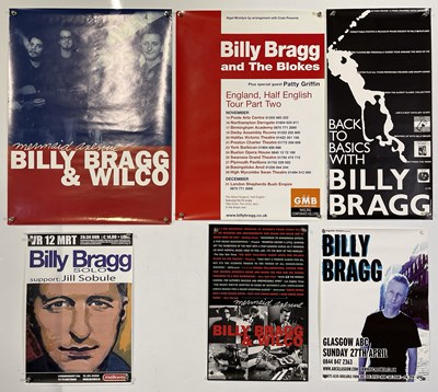 Lot 185 - BILLY BRAGG - POSTER COLLECTION INC ONE SIGNED.