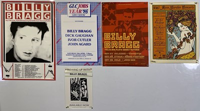 Lot 187 - BILLY BRAGG - CONCERT/PROMO POSTERS.