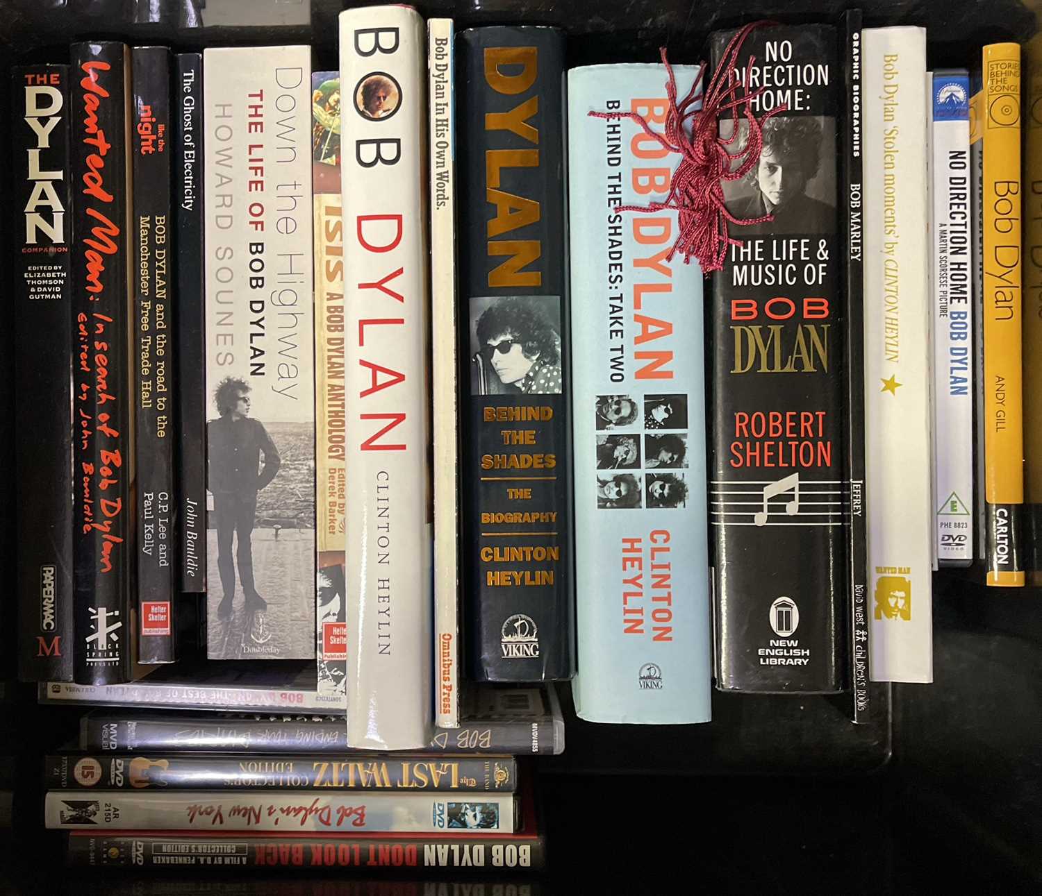 Lot 68 - BOB DYLAN BOOKS AND DVDS.