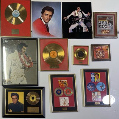 Lot 288 - ELVIS PRESLEY - FRAMED ITEMS INC ORIGINAL MIRROR.