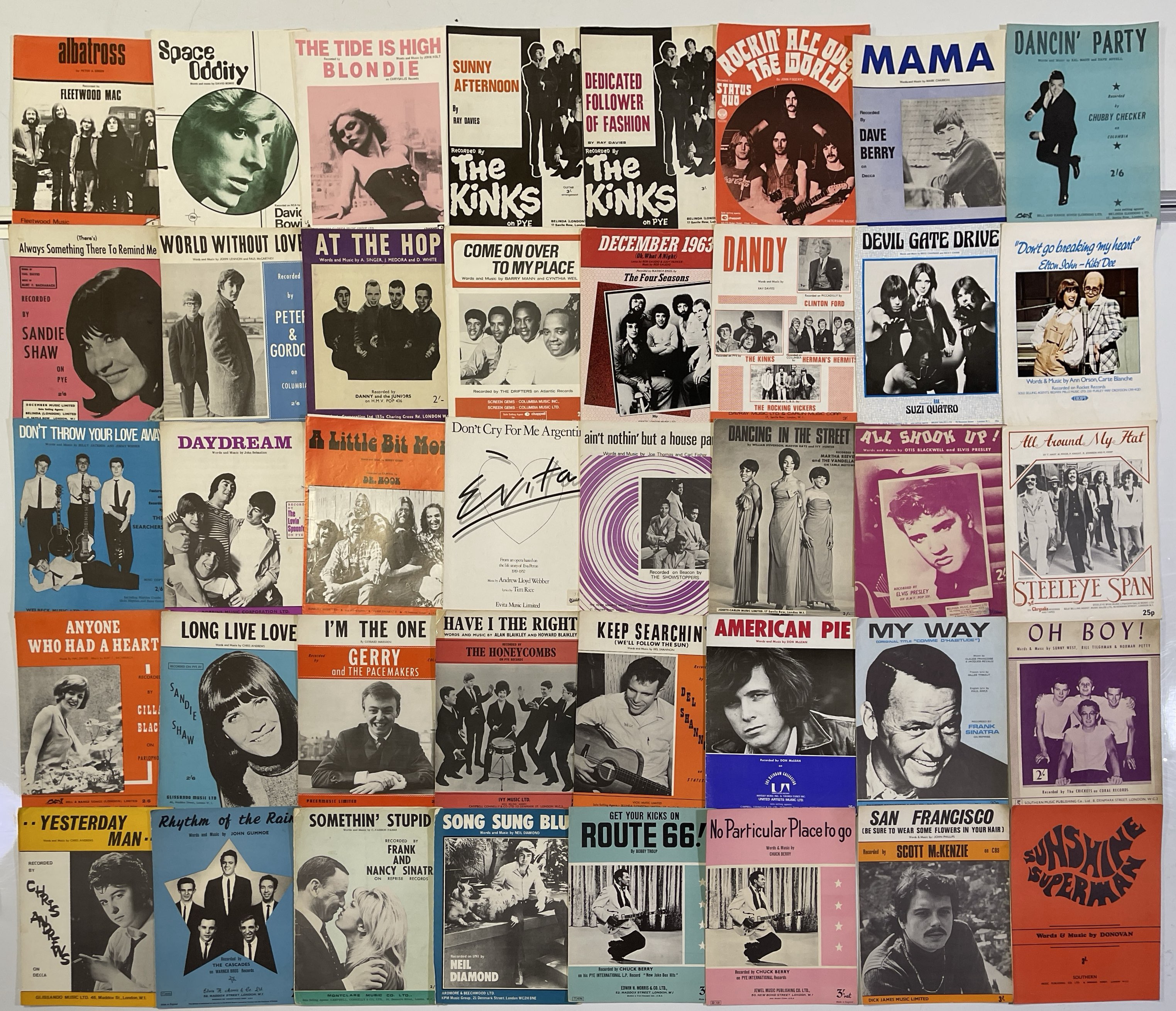 Lot 40 - SHEET MUSIC COLLECTION INC BEATLES.