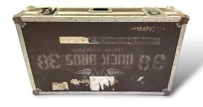 Lot 327 - ERIC CLAPTON - DUCK BROS STENCILLED FLIGHT CASE.