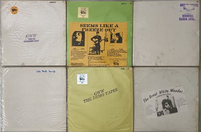 Lot 1078 - BOB DYLAN - THE GREAT WHITE WONDER LP PACK (PRIVATE RELEASES)