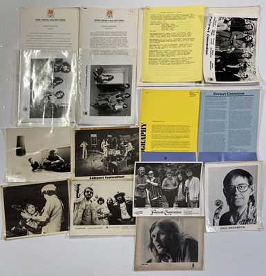 Lot 371 - FAIRPORT CONVENTION - PRESS PACKS / PROMO PHOTOS.