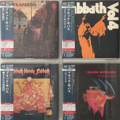 Lot 1036 - BLACK SABBATH - JAPANESE SACD RARITIES PACK