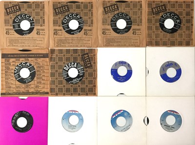 Lot 1090 - CRICKETS/ BILL HALEY/ CHUCK BERRY - 7" COLLECTION