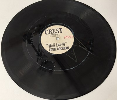 Lot 1044 - EDDIE COCHRAN - SKINNY JIM 10" ACETATE (ORIGINAL US RELEASE - CREST RECORDS)