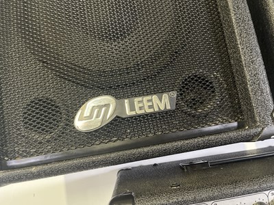 Lot 11 - LEEM PA & SPEAKERS & MICROPHONE