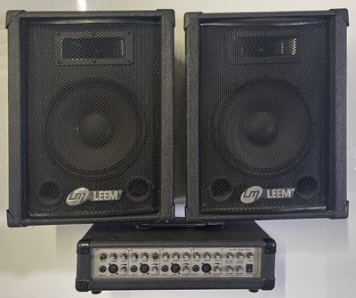 Lot 11 - LEEM PA & SPEAKERS & MICROPHONE