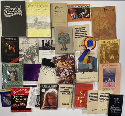 Lot 380 - FAIRPORT CONVENTION - RARE AND COLLECTABLE BOOKS / SONGBOOKS ETC - SOME SIGNED.