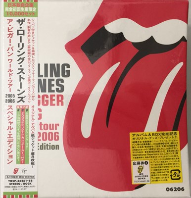 Lot 1124 - THE ROLLING STONES - A BIGGER BAND WORLD TOUR 2005-2006 BOX SET (TOCP-66451∼58)