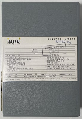 Lot 331 - QUEEN - JAZZ - DIGITAL AUDIO MASTER CASSETTE. ﻿