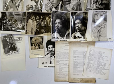 Lot 383 - JIMI HENDRIX - COLLECTION OF ORIGINAL PRESS/PROMO PHOTOGRAPHS INC BY HARRY GOODWIN.