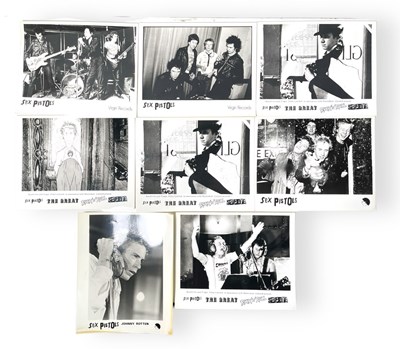 Lot 537 - SEX PISTOLS - ORIGINAL VIRGIN PROMO PHOTOGRAPHS.