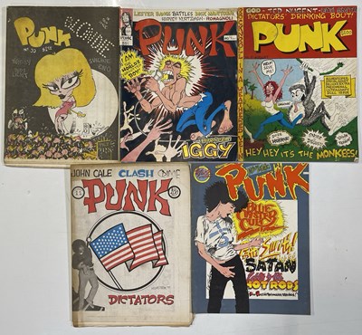 Lot 523 - PUNK INTEREST - ORIGINAL COPIES OF 'PUNK MAGAZINE'.