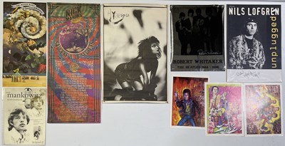 Lot 192 - POSTER COLLECTION INC NICK MASON SIGNED.