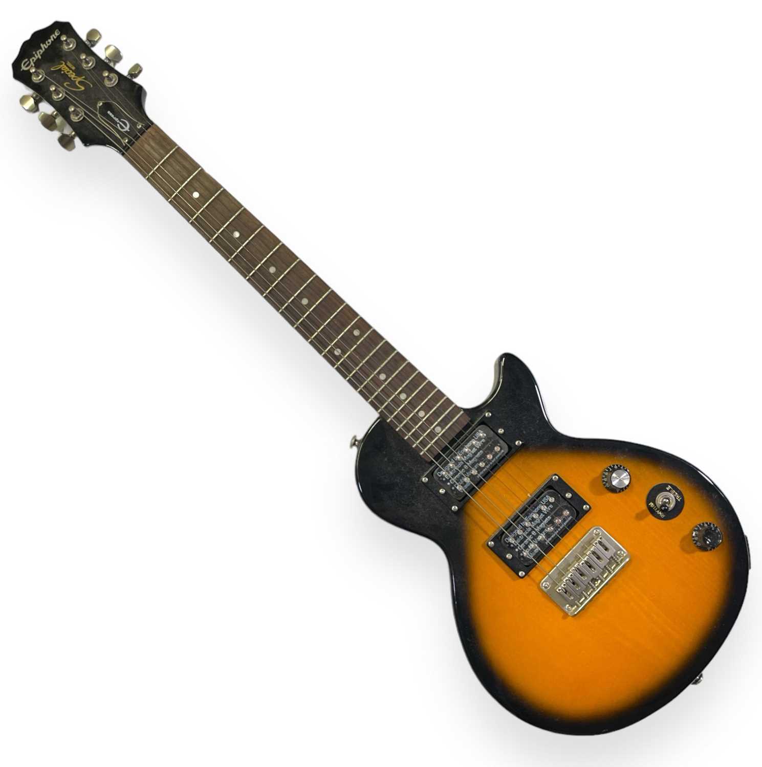 Lot 14 - AN EPIPHONE SPECIAL MODEL ELECTRIC GUITAR.