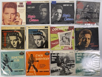 Lot 1143 - EDDIE COCHRAN - EPs / PICTURE SLEEVES / 7" COLLECTION