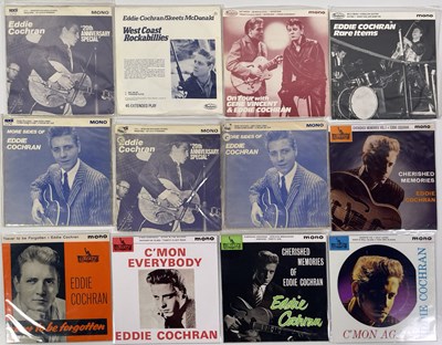 Lot 1143 - EDDIE COCHRAN - EPs / PICTURE SLEEVES / 7" COLLECTION