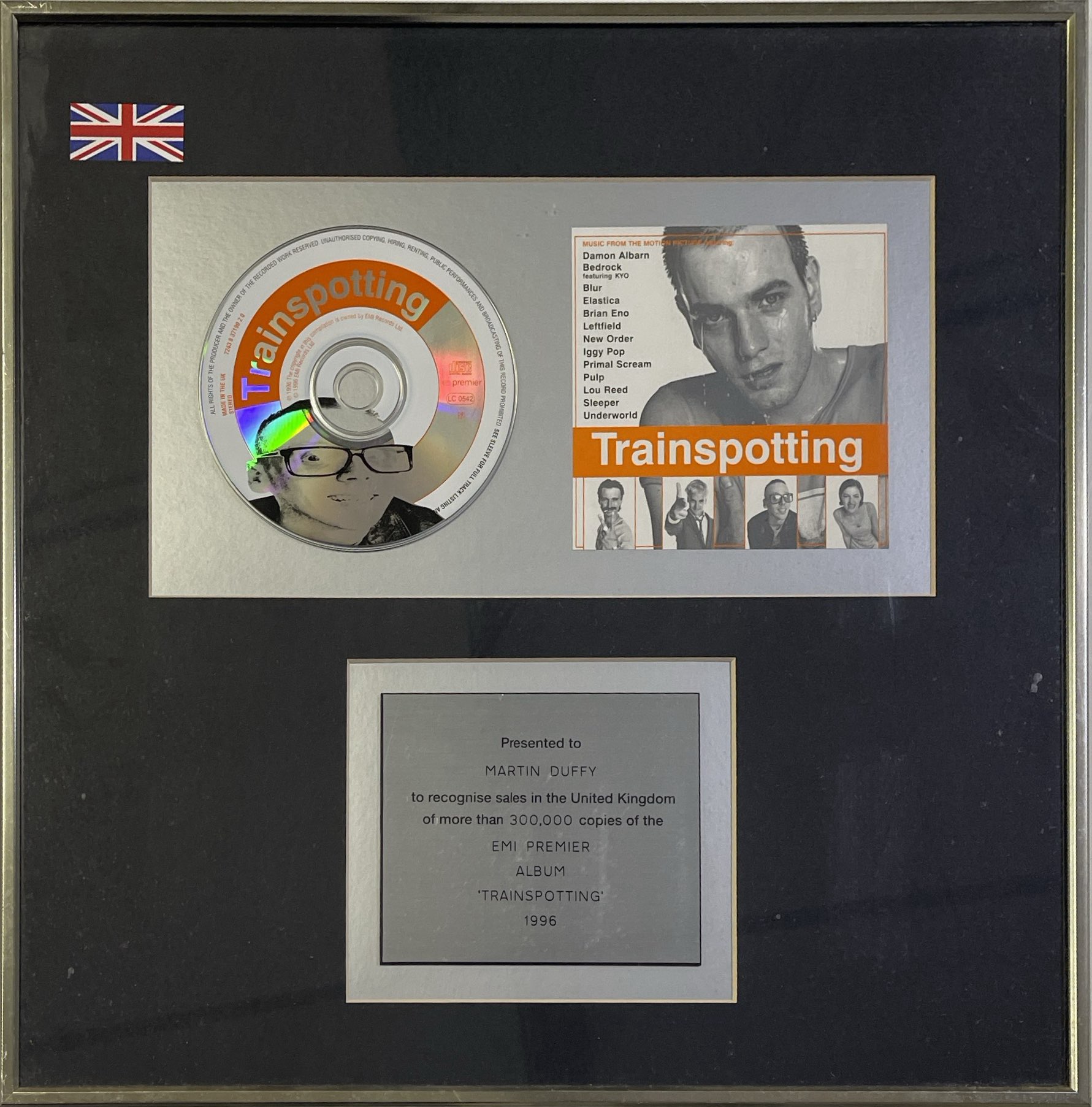 Lot 19 - PRIMAL SCREAM / TRAINSPOTTING - ORIGINAL BPI