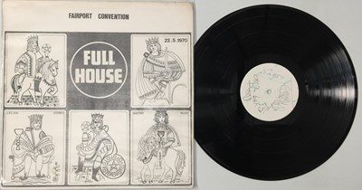 Lot 1176 - FAIRPORT CONVENTION - FULL HOUSE LP - ORIGINAL UK WHITE LABEL TEST PRESSING (SIGNED BY ORIGINAL MEMBERS)