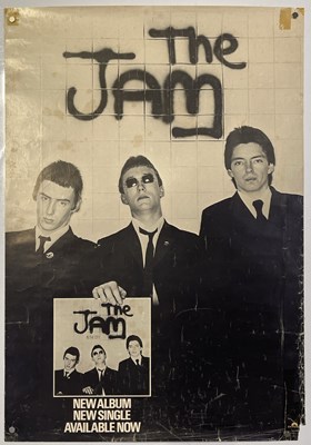 Lot 429 - THE JAM - ORIGINAL IN THE CITY PROMOTIONAL POSTER.