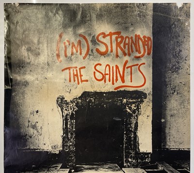 Lot 195 - THE SAINTS - ORIGINAL I'M STRANDED' PROMOTIONAL POSTER.