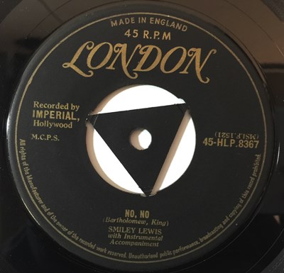 Lot 127 - SMILEY LEWIS - SHAME, SHAME, SHAME 7'' (ORIGINAL UK LONDON RELEASE - 45-HLP 8367)