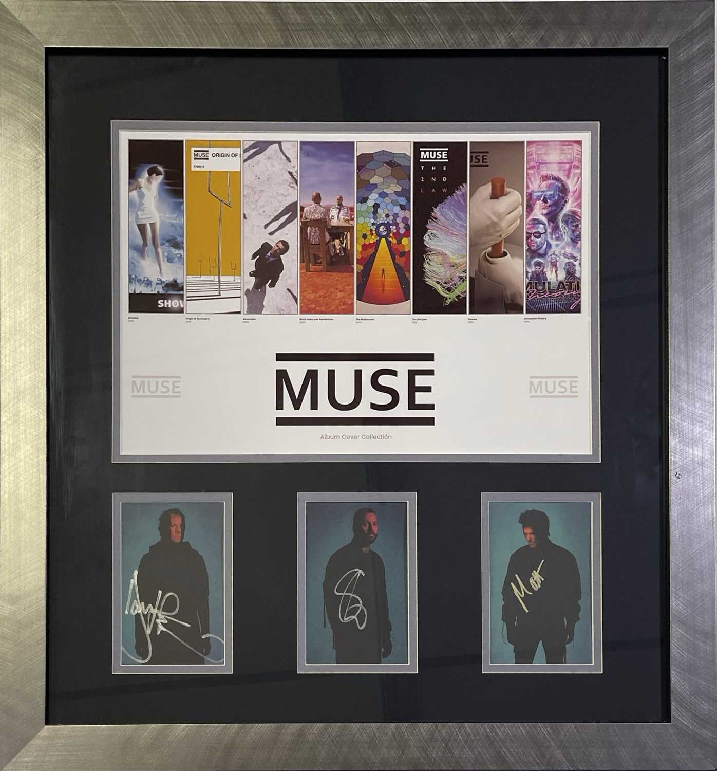 Muse Signature Collection Lot 248 - MUSE - SIGNED DISPLAY.
